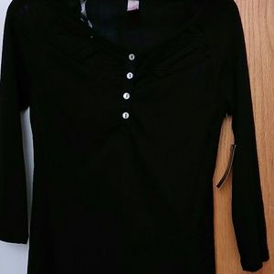 Lace Neck Top